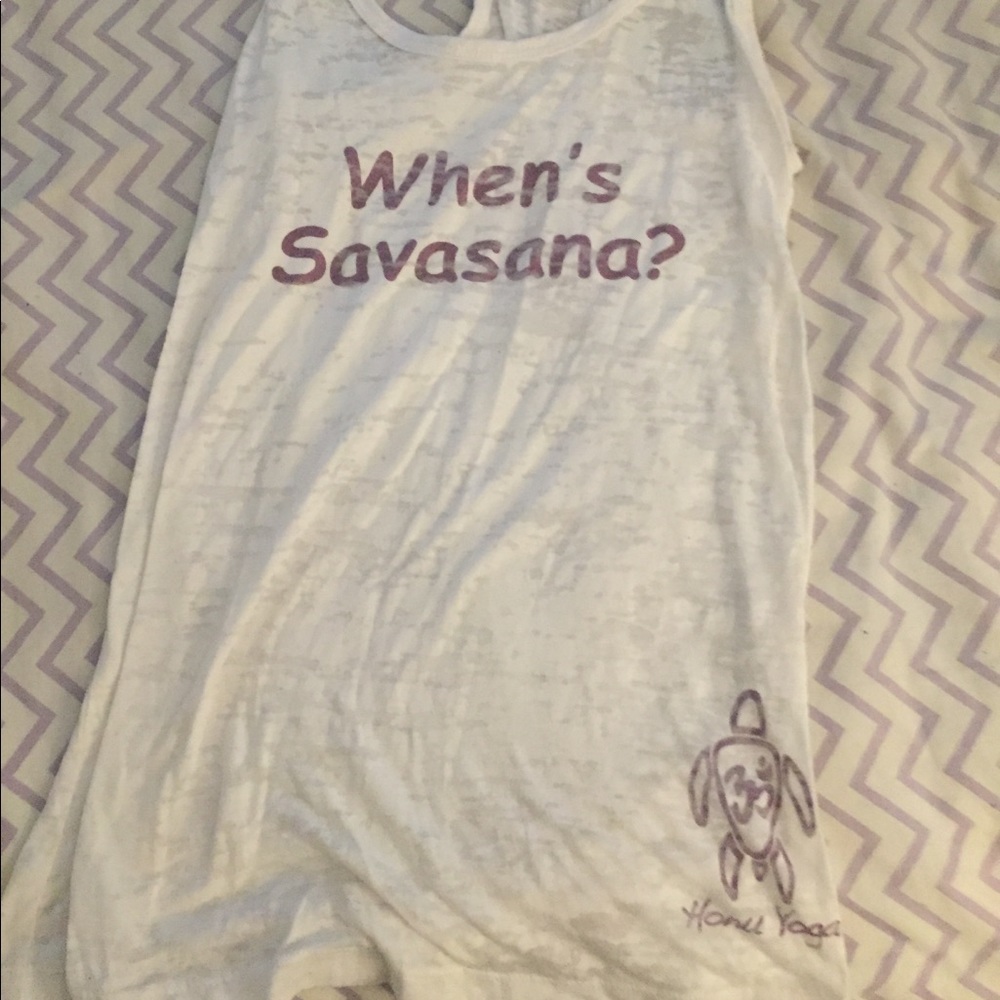 Yoga tank top
